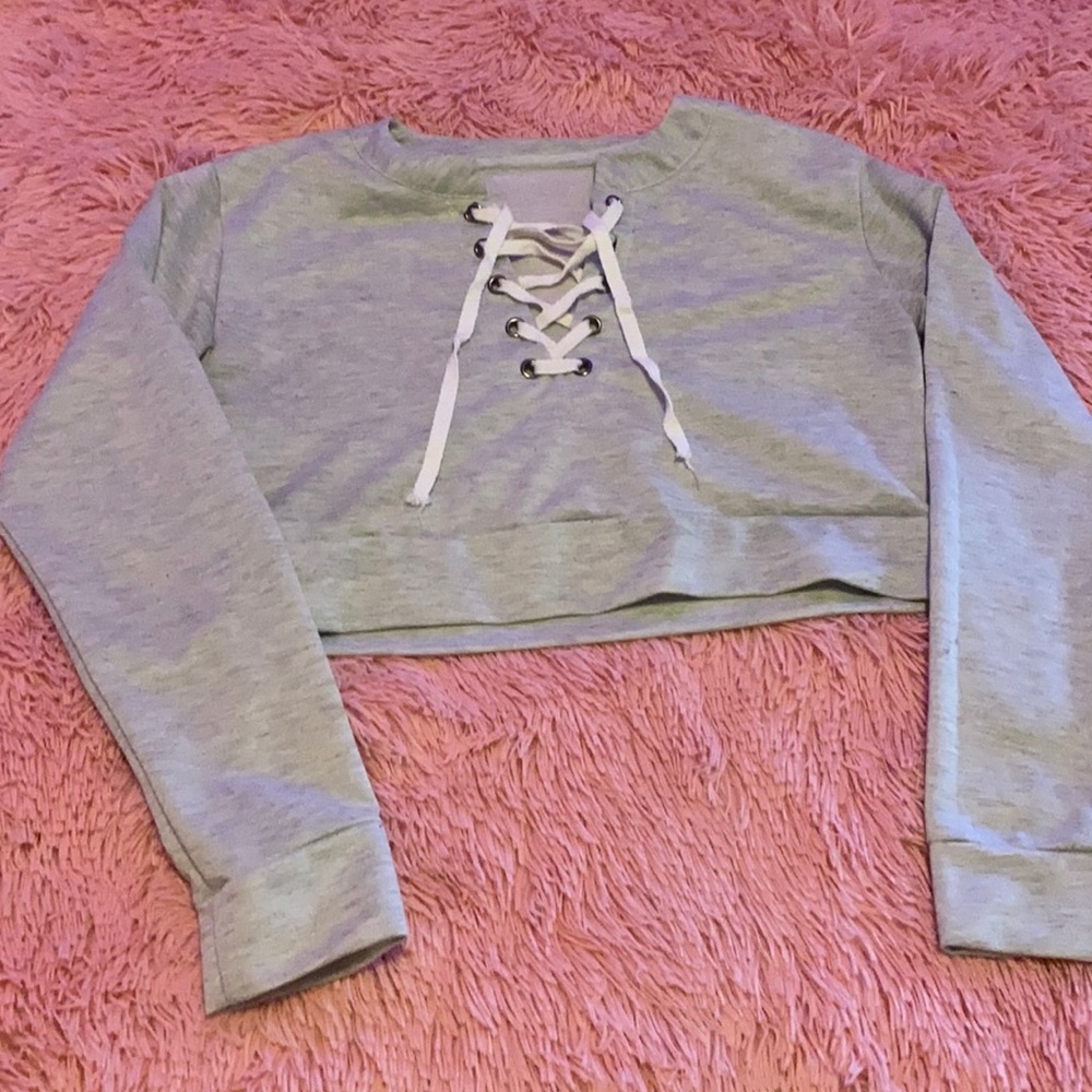Crop top sweatshirt sizeS